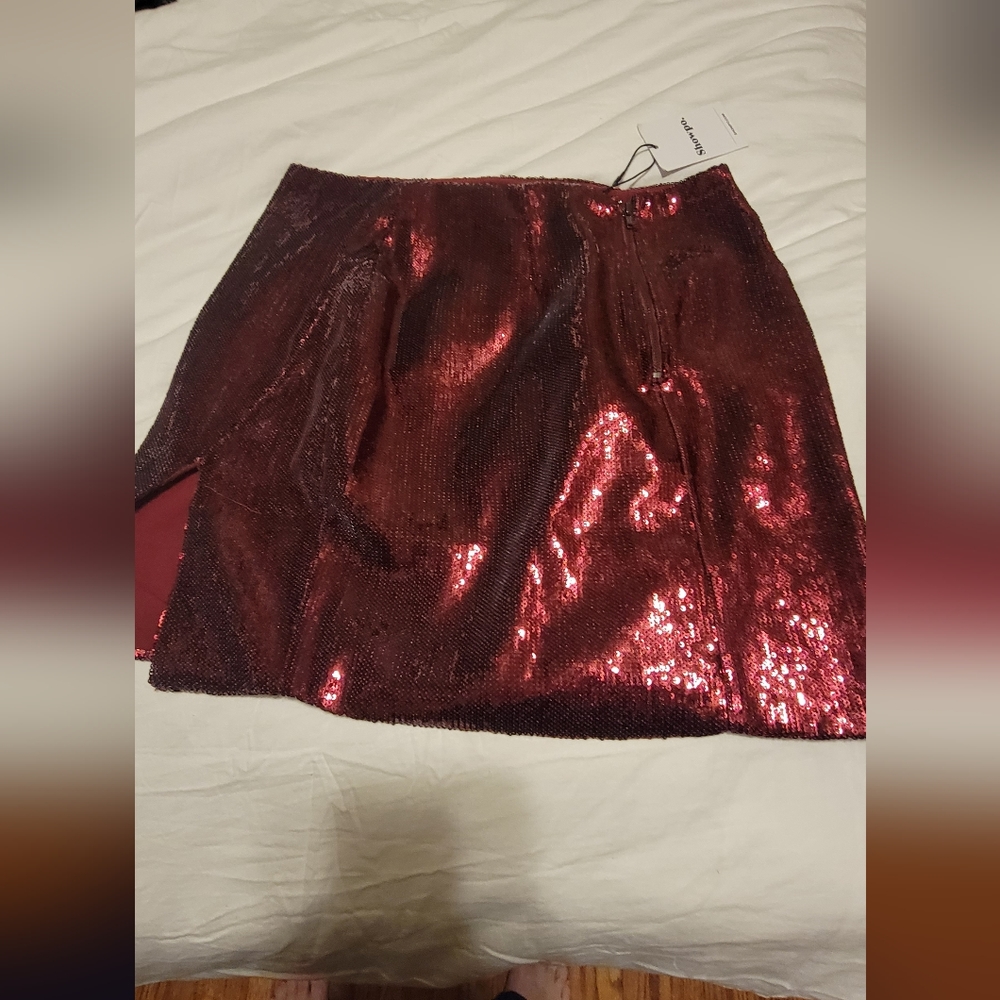Sequin skirt